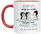 LIEBTASTISCH Kaffeebecher | Abschieds-Tasse mit Pinguinen | Arbeitskollege | Tasse - Schade, dass du gehst | Beidseitiger Druck | Bürotasse zum Jobwechsel | Keramik | 330ml