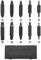 NexTool Bit-Set, 10 doppelendige Schraubendreher-Bits für Multi-Tools,Pocket Tool E1 und Flaggschiff Captain, Schlitz-, Kreuzschlitz-, Sechskant- und Torx-Bits mit Aufbewahrungskoffer