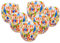 MurArt Bicchieri di Murano Set da 6 bicchieri da 350ml Collezione Marea in vetro soffiato a mano in lavorazione artigianale Made in Italy (Multicolor, Bicchiere 6pz)