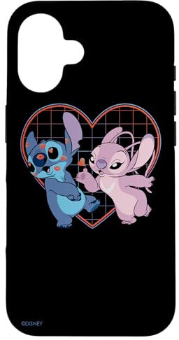 Disney Lilo and Stitch Engel Herz Küsse Hülle für iPhone 16