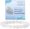 Bivei Mondstein - Intuition Perlenarmband für Frauen 8mm Semi Precious Natural Stone Stretch elastischen Schmuck Yoga Geschenke