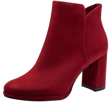 Tamaris Damen Stiefel Vegan rot 38