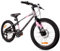 sun baby Kinderfahrrad 20 Zoll Verdant Leicht Alu Bike zur Auswahl Leicht 6 Gang Shimano von 6 bis 10 Jahre verstellbare (Graphit Rosa)