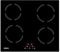CIARRA Plaque Induction - Table de Cuisson Encastrable - 4 Foyers - Minuteur, 9 Niveaux de Puissance, Commande Tactile, AWBBIH4-A