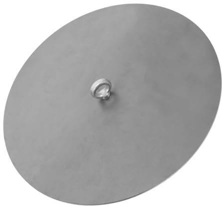 SHINEOFI Cubierta De Horno De Placa De Acero Espesado Inducción Wok Inoxidable Estufa Tapa Salpicar Cocinando Invernaderos Zapatillas Seguridad Planchar Plata