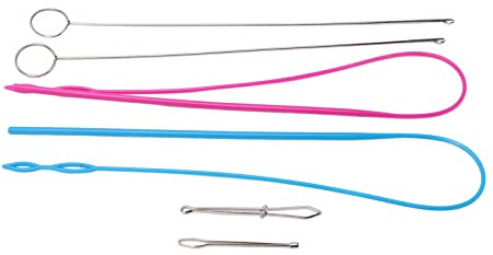 6Pcs Sewing Loop Kit Complete Tools Stainless Steel Material Deformation Resistance Sewing Tools for Household DIY Crafting