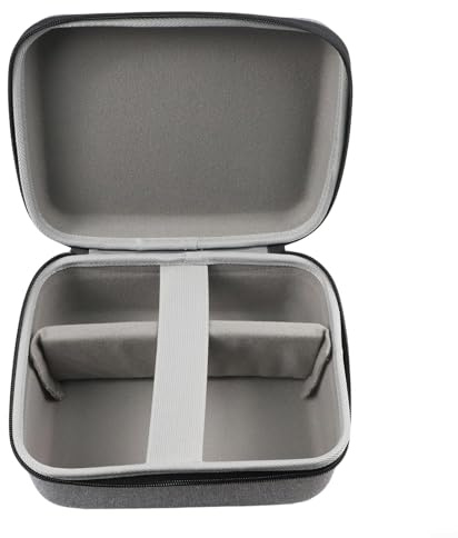 Projector Carrying Case for XGIMI MoGo 4 Shockproof Protective EVA Hard Shell Bag with 8mm Padding Portable Storage for Projector and Accessories Compatible