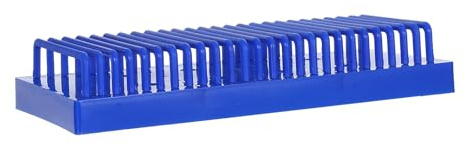 BUTIFULSIC Plastic Microscope Slide Drying Rack Multiple Storage Layers Effective Drainage Sturdy Slide Holder in Laboratory and Busy Laboratory Environments