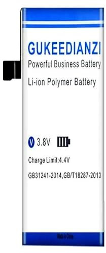 Batterie Durable 5S Compatible avec iPhone 5S 5C Batterie de Rechange 3900 mAh avec kit d'outils Complet