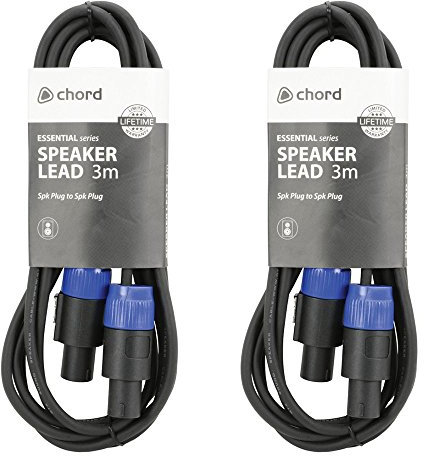 2x Chord Speakon Cable (3m)