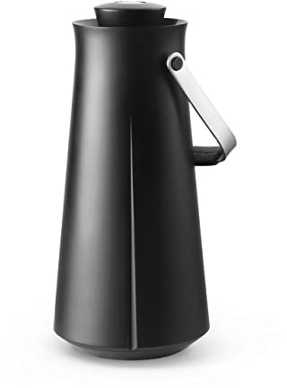 Rosendahl Isolierkanne mit Henkel 1,0 l Grand Cru klassisches Design, schwarz