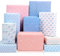 Geschenkpapier Geburtstatg, 10 Bögen Blau und Rosa Geschenkpapier, 10 verschiedene Designs für Kinder und Erwachsene, Geschenkverpackung Papier für Geburtstag, Party, 50 x 70 cm