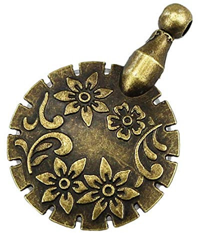 Zonfer Fadenabschneider Runde Hängende Nähgarn Cutters Anhänger Antike Geschenke Für Nähmaschine Goldene Farbe