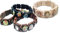 TOSSPER 4 Stück Katholische Elastische Wulst Armband Holz Jesus Schmuck Christliche Gebet Liefert Geschenk Gemischte Farbe
