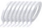 YISUMEI Selbstklebeband mit 8 Rollen von Doppelseitigem Klebeband zum Nähen, Basteln, Handarbeit, Jede Rolle für 12 mm x 25 Meter Weiß