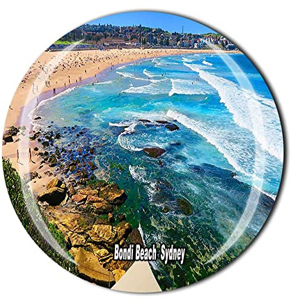 Bondi Beach Sydney Australien Kühlschrankmagnet Kristall Touristen Souvenir Geschenkkollektion Kühlschrank Magnet Aufkleber