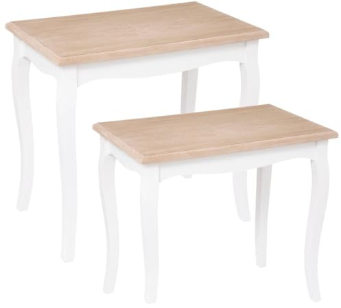 Couchtisch Chrysa weiß x2