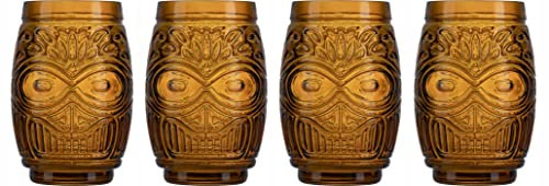 Topkapi Tiki Mahana – Juego de vasos de cóctel Tiki Bar Serie, 490 ml, XL (dorado)