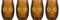 Topkapi Tiki Becher Mahana – Tiki-Set Cocktailgläser Cocktailbecher, Tiki Bar Serie, 490 ml, XL (Gold)