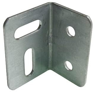 AF4F Galvanised Stretcher Plate Square Metal Angle Bracket/Brace 26.5 x 26.5 x 38 mm (25)