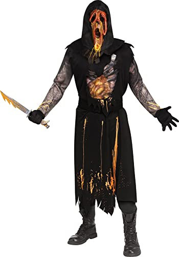 MIMIKRY Dead By Daylight(TM) Scorched Ghost Face® 6-tlg. Herren-Kostüm Gr. L/XL Videospiel