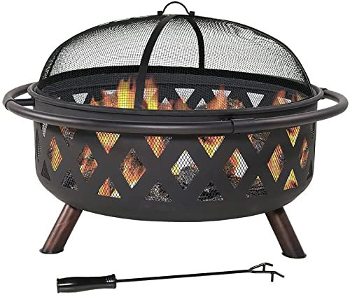 DUTIL Camping FirePit for Outside Heizung Ofen Haus Hütte Kamin Terrasse Garten Innenraum Heizung Tisch Holz Holzkohle Grill Ofen Heizung Feuerstelle im Freien