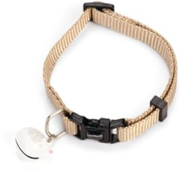 Beeztees Uni - Katzenhalsband - Nylon - Beige - 30x1x0,2 cm