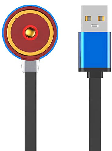 Kissmart MCC 3 Charger for Olight Odin/Odin Mini/PL-Pro/Baton3/Warrior Mini2/Perun 2/Seeker 3 Pro/Warrior 3s/Baldr Pro R | Replacement USB Charging Cable for Flashlights (1m/3.3ft)
