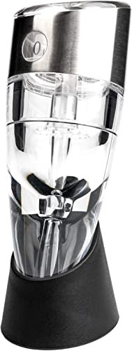 Mini decantador instantáneo, aireador para cualquier tipo de vino con flujo de aireación ajustable, permite oxigenar rápidamente el vino