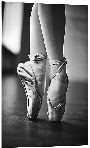 Posterlounge Pieds de danseuse Tableau en verre acrylique