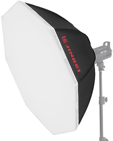 JINBEI 80 cm achteckige Softbox Speedlite Studioblitz, tragbarer Regenschirm, Softbox für Fotostudio, Porträt, Produktfotografie