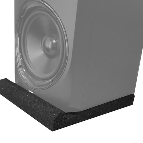 SPORTARC Akustikschaumstoff-Pads, Hochdichte Akustikschaumstoff-Pads, Monitor Isolation Lautsprecher Pads, Lautsprecher Shock Pad, Lautsprecher Basis Schwamm Isolation Pad (A), 1401515844
