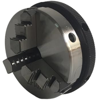 MUHM Portabrocas de Torno de 63MM, Mini Portabrocas de Torno de Madera, Portabrocas de Torno autocentrante, K01-63 de 3 mandíbulas for Torno de Madera pequeño