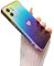 ZTOFERA for iPhone 11 Case 6.1 inch,Cute Colorful Iridescent Plating Edge Case with Love Hearts Pattern,Camera Lens Protection Shockproof Phone Case for Women Girls,Iridescent Violet