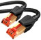 Cable de red Ethernet Cat 8 RJ45 0.5m (Lote de 2), Cable de interne 1m 2m 5m 8m 10m 12m 15m 20m 40Gbps 2000MHz Cable LAN apantallado chapado en oro (Paquete de 2 de 0.5metro)