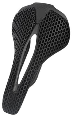 QTANZIQI Carbonfaser-3D-gedruckter Sattel 3D-Gedruckter Fahrradsattel Ultraleichter Carbonfaser-Hohl bequem atmungsaktiv MTB Gravel Rennrad Fahrradsitzteile