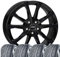 4 Winterräder Winter Brixen 7x17 ET 40 5x112 Schwarz mit 215/55 R17 94H CON WinterContact TS 870 P ContiSeal Evc