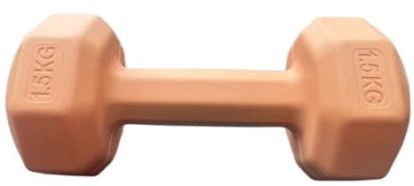 WANGWANGDUI Hanteln, umweltfreundlich, für Zuhause, Fitnessstudio, Armtrainingsgerät, einfarbig, sechseckig, farbig, Hanteln (Orange, 4 kg)