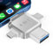 4-in-1 Photo Stick for iPhone 64GB,Universal Photo Backup Stick USB Flash Drive with Lightning+Micro USB+Type-C+USB Memory Sticks Thumb Drives (64, GB)