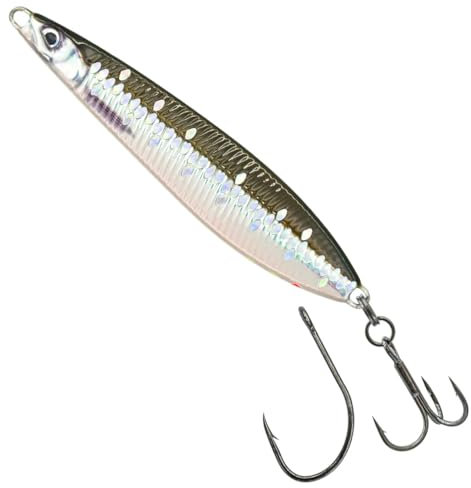 Savage Gear Seeker ISP Fishing Lures, UV-Active Hot Spots, Meerforellenblinker, Mefo-Blinker, Blinker von 12g - 28g, Forellenblinker (Sandeel, 28g)