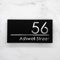 House Numbers Plaques Door Plaques Door Number For Wall House Floating House Sign Laser Cut Floating House Sign (Matt Black & Silver Text)