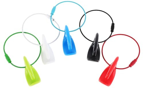EXHUMKY Tragbare Frisbeescheibenklemmen aus Pp und Edelstahl 5 Stück Praktischer Aufhängehaken Vielseitiges Design für Einfache Aufbewahrung für Outdoor Aktivitäten Zelt und Camping