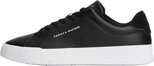 Tommy Hilfiger Men's TH Court CORE FM0FM05904BDS005 Low Top, Black, 44