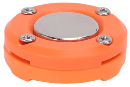 Oreilet Magnetic CB Mic Holder, Portable Magnetic Car Radio Mic Holder Mounting Kit with Adhesive Back for KMC-30 KMC-32 KMC-35 KMC-36 PMMN4090 HMN3596A HLN9073 RMN5052A (Orange)