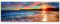 Paul Sinus Art Leinwandbilder | Bilder Leinwand 120x40cm Sonnenaufgang über Meer
