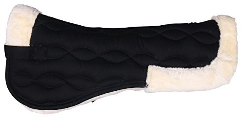 H&B HB Sattelpad Lammfell Little Schwarz - Shetty - Schwarz