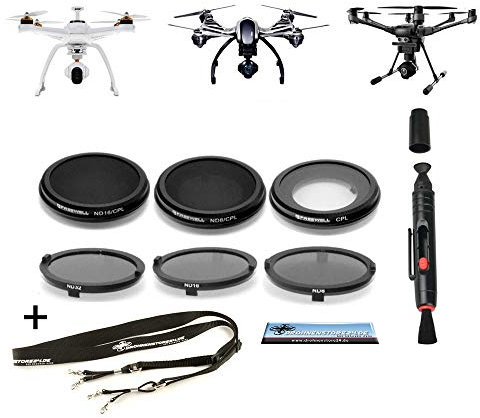 DROHNENSTORE24.DE ...DER DROHNEN-GURU Freewell 6X Filter für Yuneec Typhoon H + gratis DS24 Universal 4 Punkt Gurt - Sendergurt