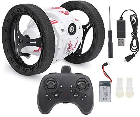 VGEBY RC Auto 2.4G HZ Bounce Car 360 Grad Rotation Stunt Car mit Licht für Teenager und Jugendliche ab 14 Jahren