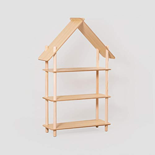 SKLUM Regal aus Holz mit 3 Ablagen Zita Kids Braun Natur (mehr Farben)