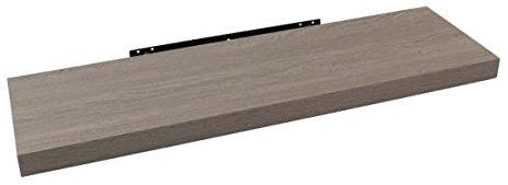 The Secret Home – Estante Rectangular - Estantería Balda Flotante Mueble Organización para Colgar - para Salón, Cocina, Habitación, Pasillo (Roble Tostado)